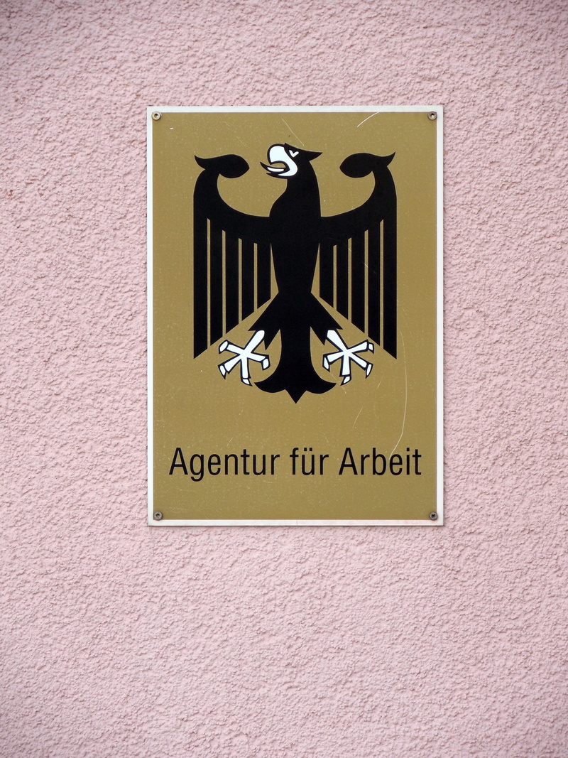 message, restroom sign, federal eagle, day, authority, male likeness, public restroom, work, no people, federal employment agency, termination, unemployed