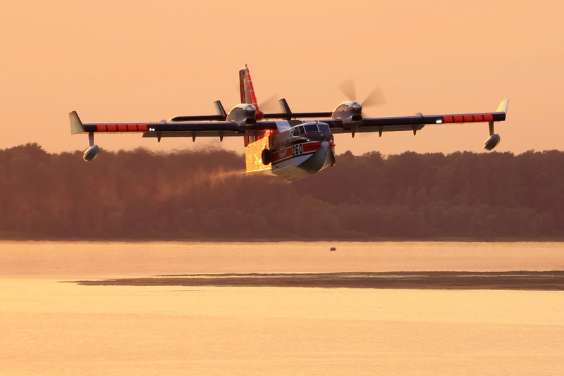 flight, amphibian, Bombardier, water, the plane, 2K