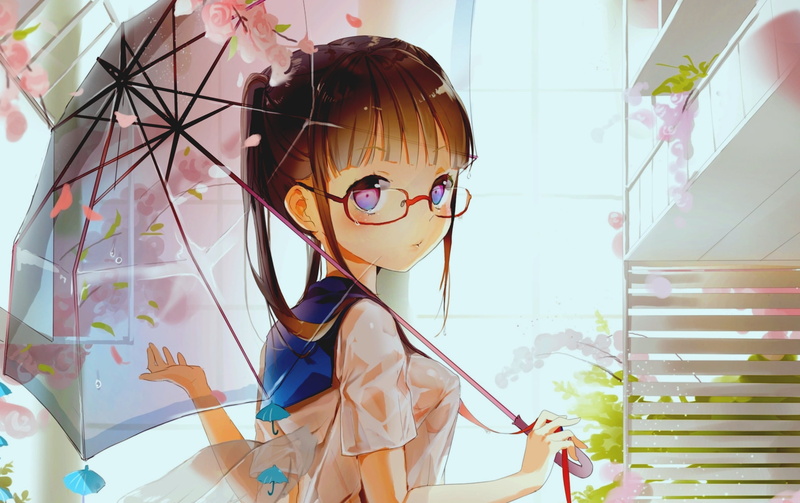 girls, one person, child, leisure activity, woman, anime, innocence, girl, creativity, cute, glasses, boys, males, holding, art and craft, portrait
