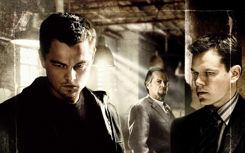 Matt Damon, Leonardo Dicaprio, Movie, The Departed, Jack Nicholson, 1080P