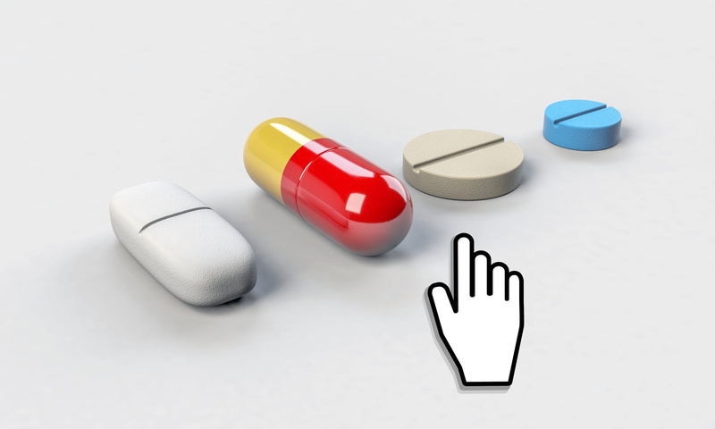 click, indoors, copy space, pills, container, no people, white background, medication, purchase, 4K, healthcare and medicine, prescription medicine, capsule