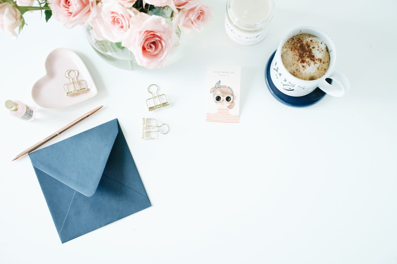 crockery, glass, flower, greeting card, refreshment, mug, indoors, blue, flatlay, navy blue, blossom, love, pottery, ceramic, mail, cup, envelope, pink