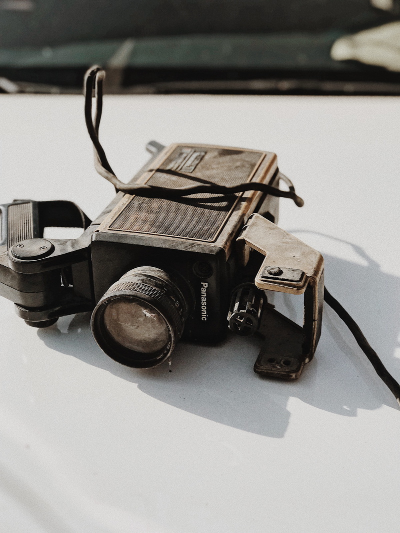wood, unnamed road, digital camera, metal, plywood, bauchi, black, technology, day, photography themes, high angle view, glasses, #vintage #panasonic #vsco