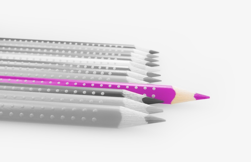 different, multi colored, colored pencils, color, pencil, pens, sorted, colorful, office supplies, arrangement, interracial, purple, material, desk, close-up