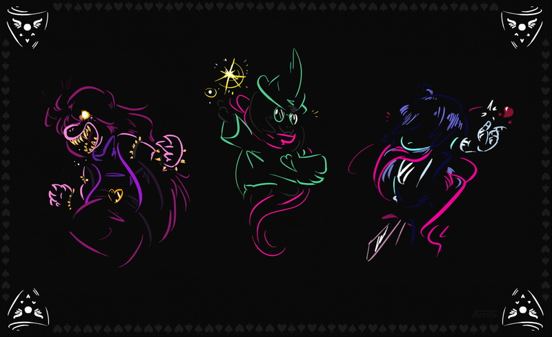 Ralsei (deltarune), Susie (deltarune), Video Game, Deltarune, Kris (deltarune), 4K