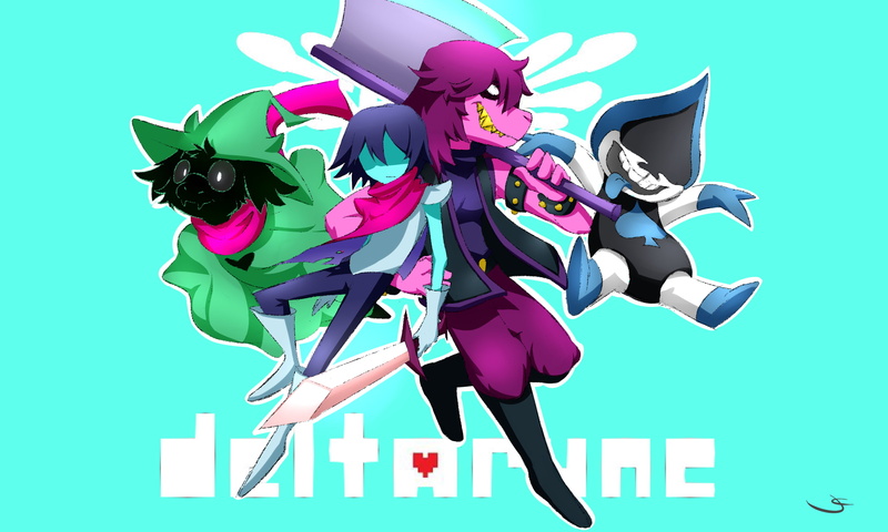 1080P, Lancer (deltarune), Video Game, Kris (deltarune), Ralsei (deltarune), Deltarune, Susie (deltarune)