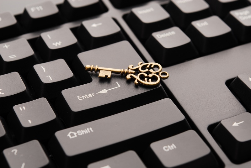keyboard, push button, colored, communication, internet, western script, black color, laptop, wireless technology, gold, online, computer, computer equipment