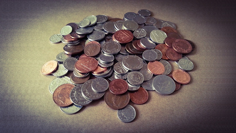 wealth, metal, business, choice, coins, 1080P, savings, indoors, large group of objects, economy, still life, gray, finance, plates, abundance, British Pound