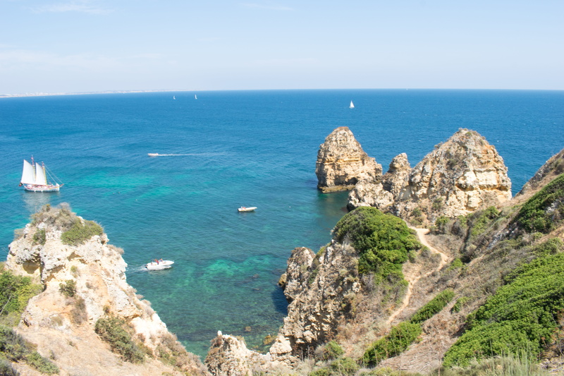 Portugal, no people, orla, leisure, water, Lakes, mar, mediterranean Countries, sea, litoral, high angle view, the past, tranquil scene, beach, holidays
