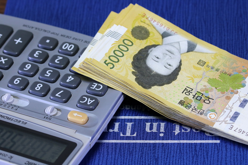 market, right now, close-up, savings, number, republic of korea, korea money, don, western script, calculation, investment, paper currency, payment, 5K