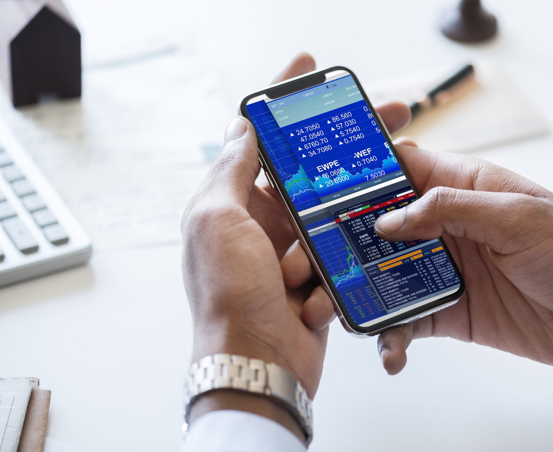 people, human hand, investment, closeup, screen, touch screen, finger, lifestyles, smartphone, cellphone, online, digital device, close-up, person, stocks market