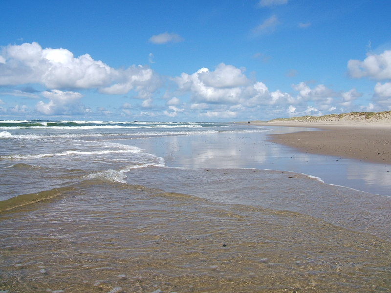 sand, coasts, no people, mecklenburg, 2K, intertidal zone, Sea, national park, sea, North Sea, idyllic, cloud - sky, land, beach, scenics - nature, day
