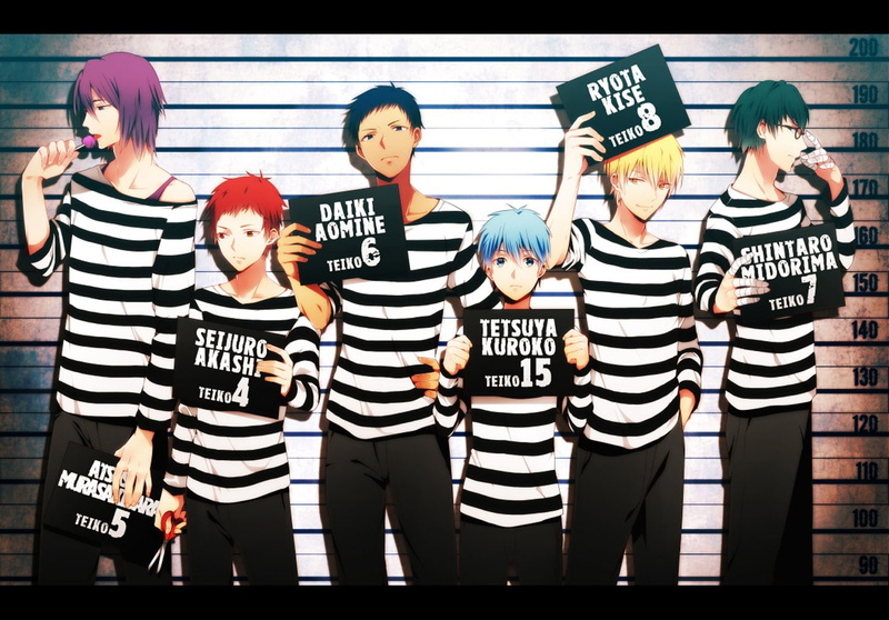 guys, basket, kuroko, anime, characters, 720P, series, cool, males