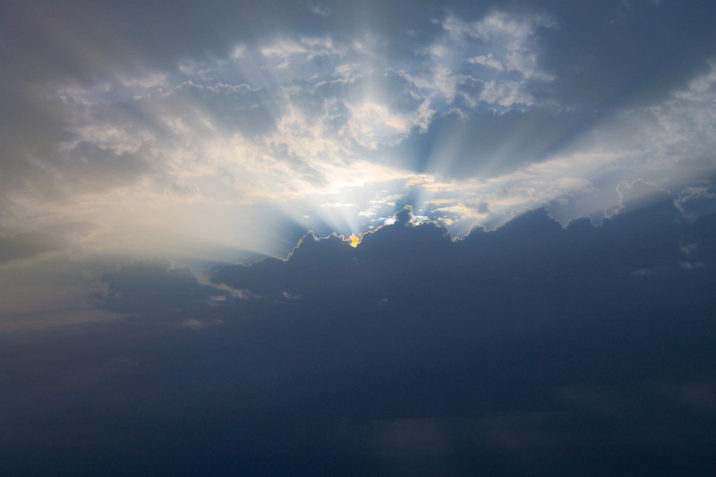 clouds, scenics - nature, 4K, summer, beauty in nature, sun, tranquil scene, cloud - sky, nature, hope, mountain, meditation, idyllic, a new day, sunrise