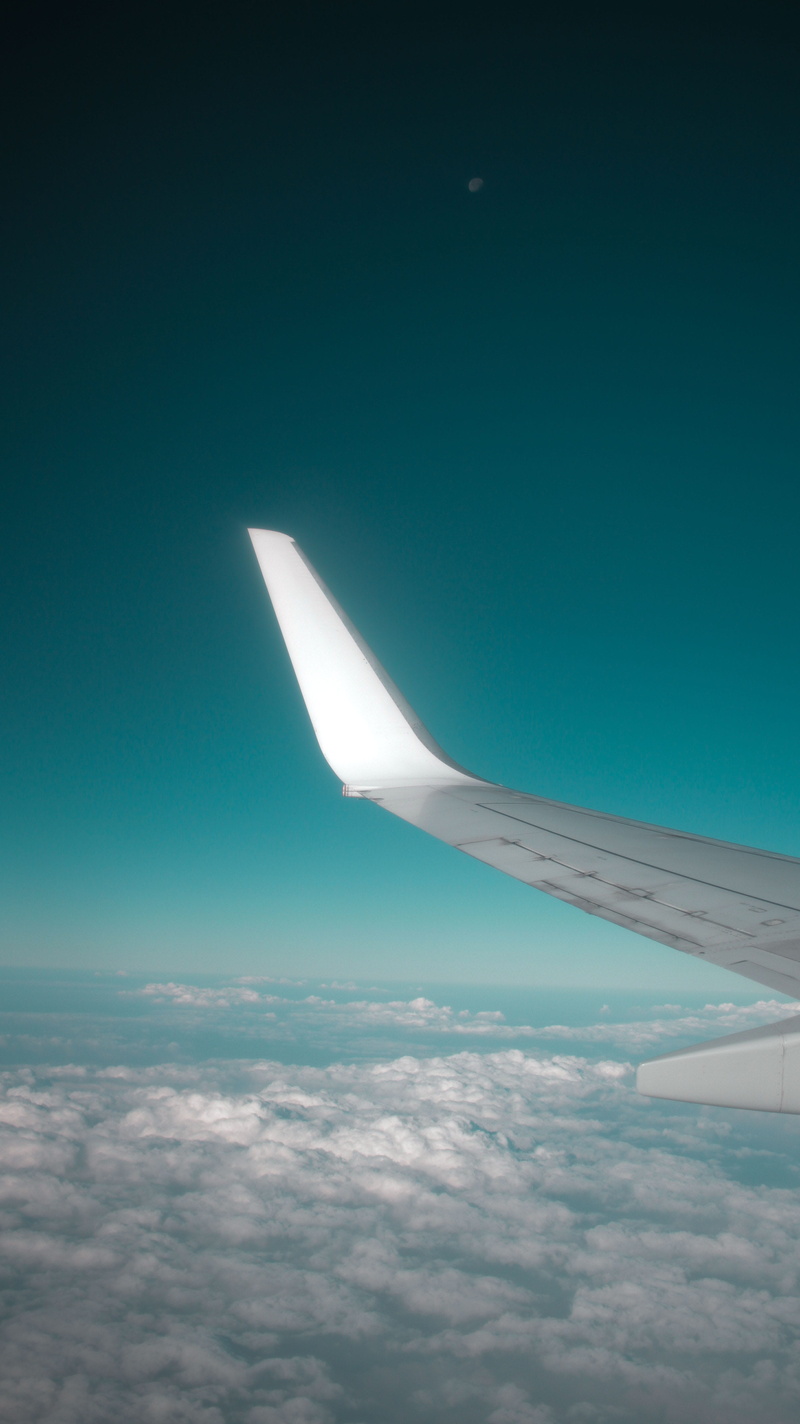 above, nature, cloud - sky, motion, blue, sky, mode of transportation, scenics - nature, air vehicle, aesthetic, flying, flight, aircraft wing, aerospace industry