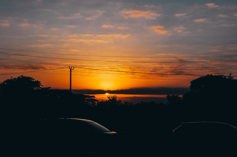cloud - sky, safari, sunrise, plant, transportation, no people, scenics - nature, city, land vehicle, kenya, nature, nairobi, sky, motor vehicle, car, outdoors