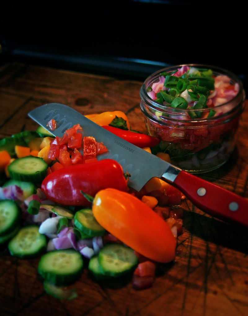 salsa, food and drink, dinner, organic, fruit, board, prepare, vegetarian, freshness, sliced, cutting, green, tomato, cucumbers, home, red, fresh, no people