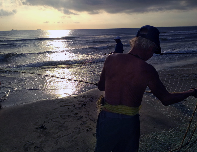 horizon over water, scenics - nature, mexico, lifestyles, sunset, men, land, beauty in nature, two people, cloud - sky, outdoors, rear view, fishing in veracruz