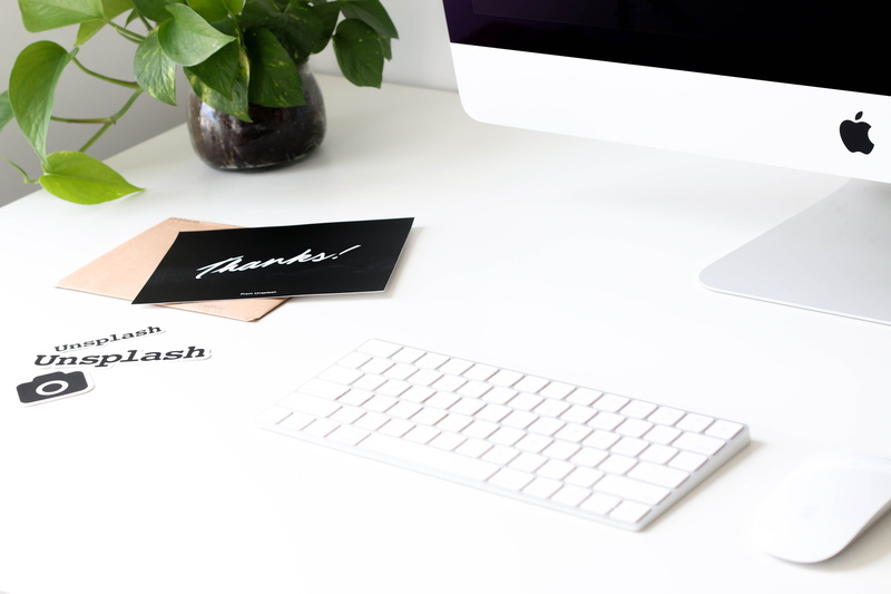 plants, computer, pen, potted plant, no people, green, 5K, unsplash, western script, desk, white, message, plant, grovemade, communication, indoors, leaf