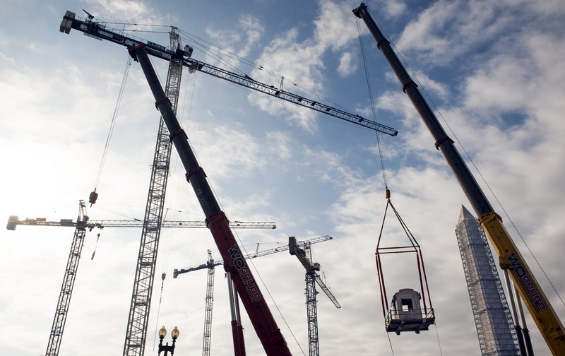profession, work, building, architecture, construction, crane, 4K, design, job