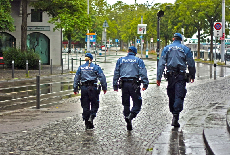 rear view, law, government, group of people, funny, men, uniform, day, responsibility, police, urban, traffic, 2K, aggression, safety, city, police force