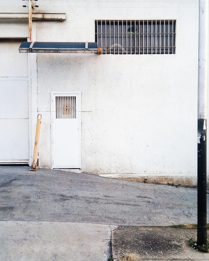 steel, wall, window, white building, house, security, 1080P, footpath, residential district, entrance, panel, white door, building exterior, wall - building feature