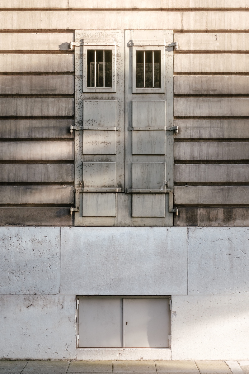 protection, textured, shutter, full frame, wall, texture, building, low angle view, white, house, outdoors, no people, 5K, pattern, building exterior