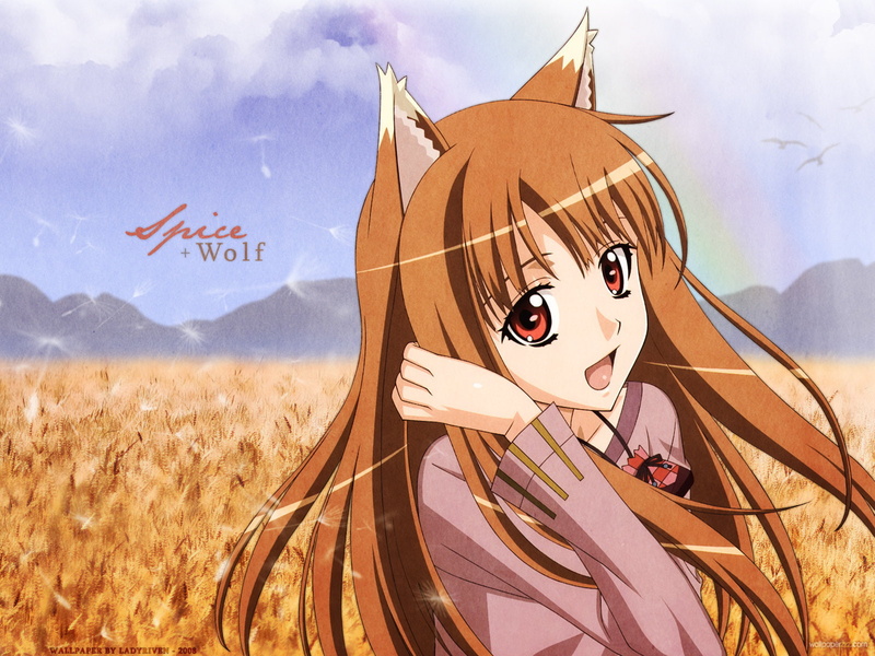 spice, wolf, cartoon/comic, and, 720P, anime, hd