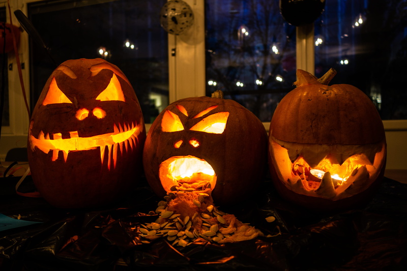 scary, lighting equipment, jack o lantern, curve, pumpkin, jack-o ...