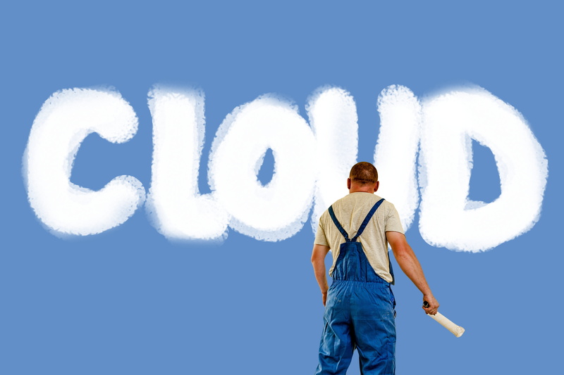 technical, house painter, information, data, one person, casual clothing, technology, data processing, text, services, disk space, cloud, man, rear view