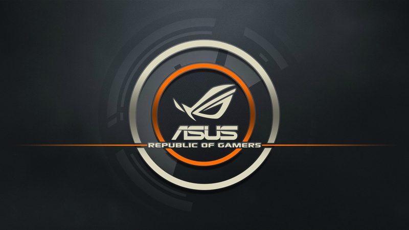 1080P, republic of gamers, computer, logo, asus