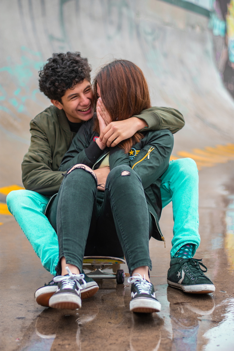 two people, couple - relationship, couple, love, feeling, outdoors, people, bonding, relation, romantic, hairstyle, lifestyles, together, young women, casual clothing