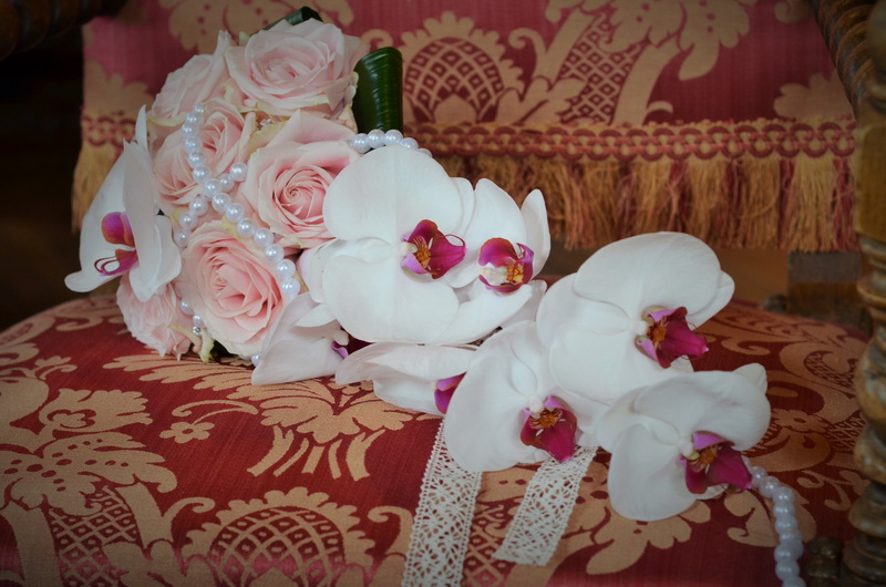 flowers, romanticism, rose - flower, bride, flowering plant, no people, still life, happiness, flower, wedding, orchid, freshness, beads, wedding photo