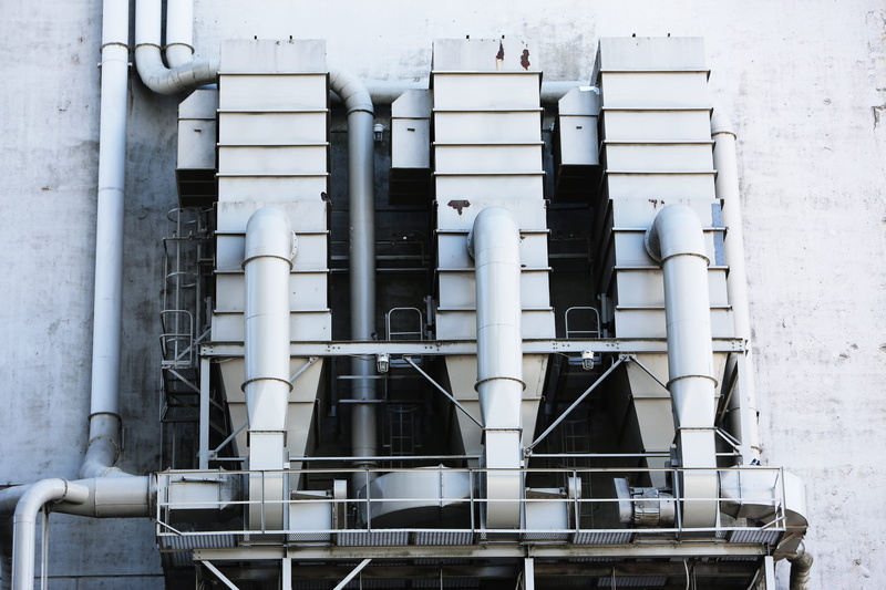 wall - building feature, no people, pipe - tube, industrial building, industry, factory, fuel and power generation, built structure, building exterior