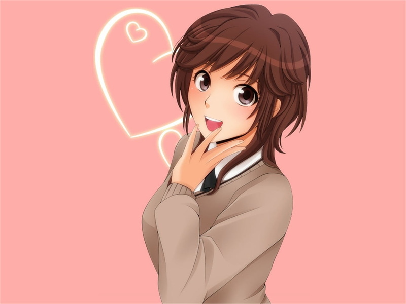 young adult, red, Amagami SS, waist up, make-up, human face, Sakurai Rihoko, colored background, digital composite, young women, 720P, adult, women, beautiful woman