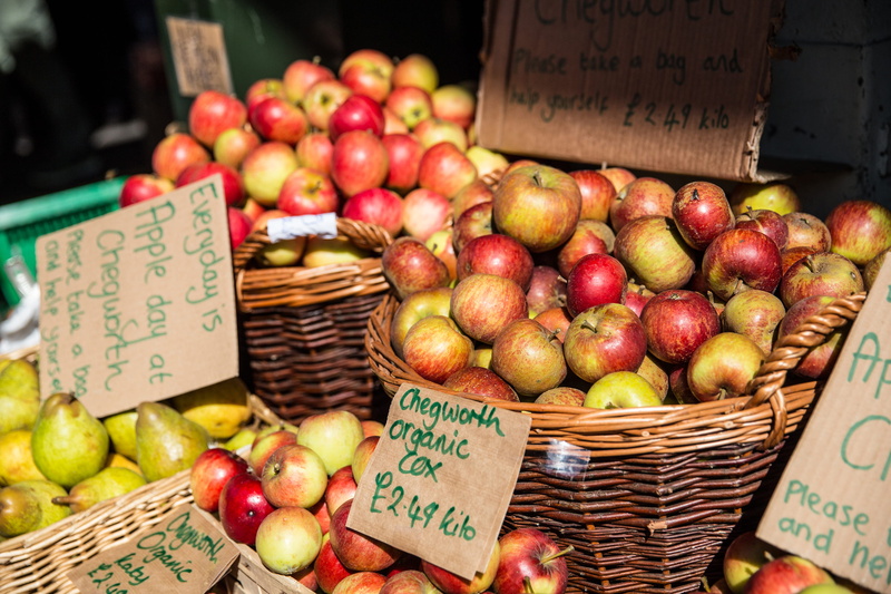 4K, container, food, stall, london, healthy Lifestyle, retail, consumerism, Apples, choice, no people, healthy, central, freshness, food/Drink, text, ripe