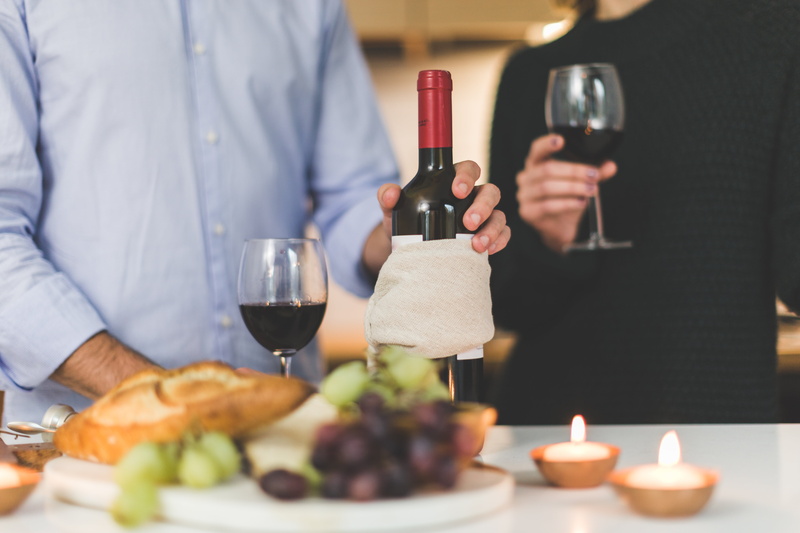 men, lunch, delicious, wineglass, wine, dining, drinking Glass, candles, red Wine, room, preparation, candle, alcohol, blur, bottle, women, tableware, cook