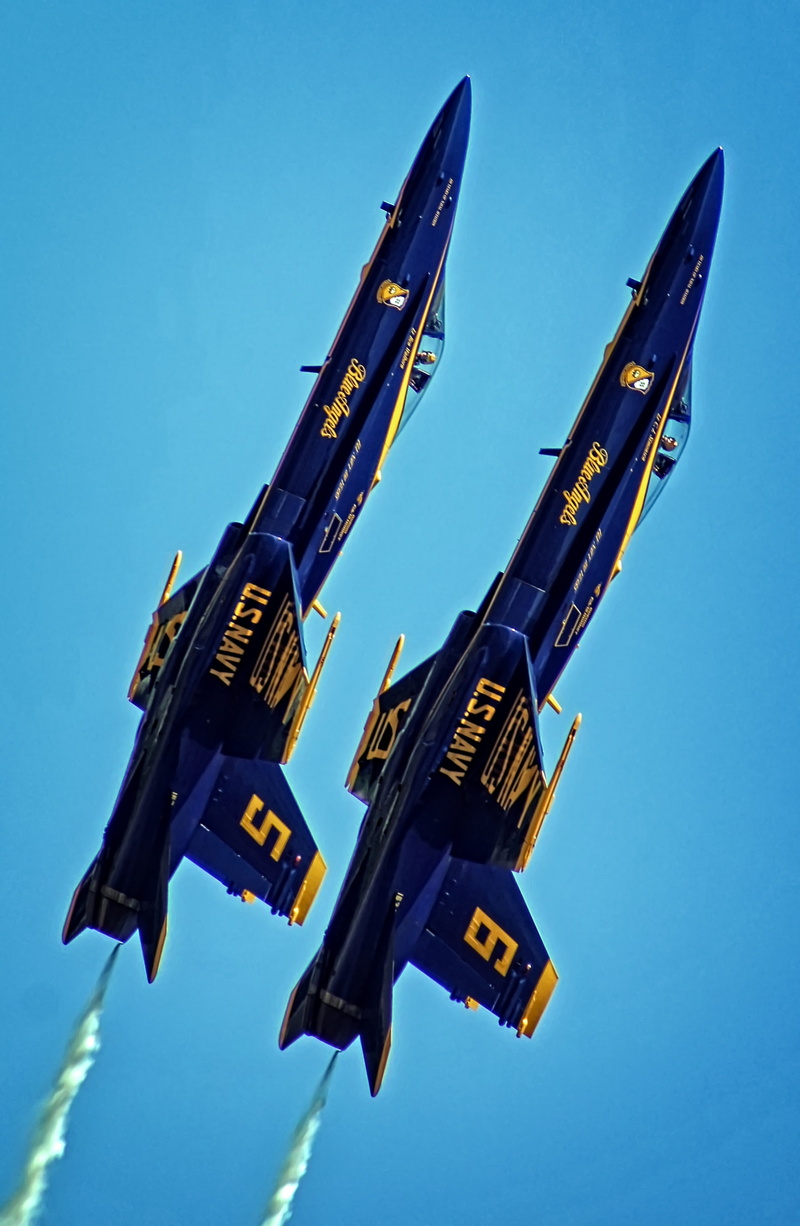 blue, f a-18 hornet, transportation, sky, air vehicle, on the move, mid-air, aerospace industry, outdoors, 4K, nature, mode of transportation, low angle view