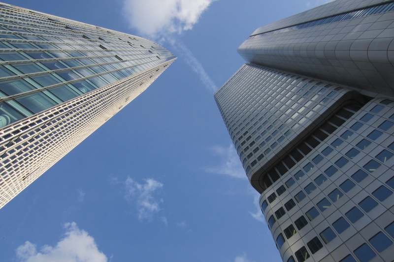 window, frankfurt am main germany, european central bank, office building exterior, wall, cloud - sky, downtown District, perspective, germany, business