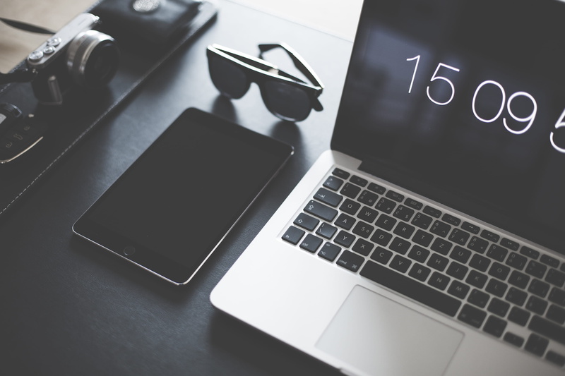 screen, indoors, black color, contemporary, 4K, portable information device, keyboard, World Wide Web, portable, black, desk, close-up, electronics, sunglasses