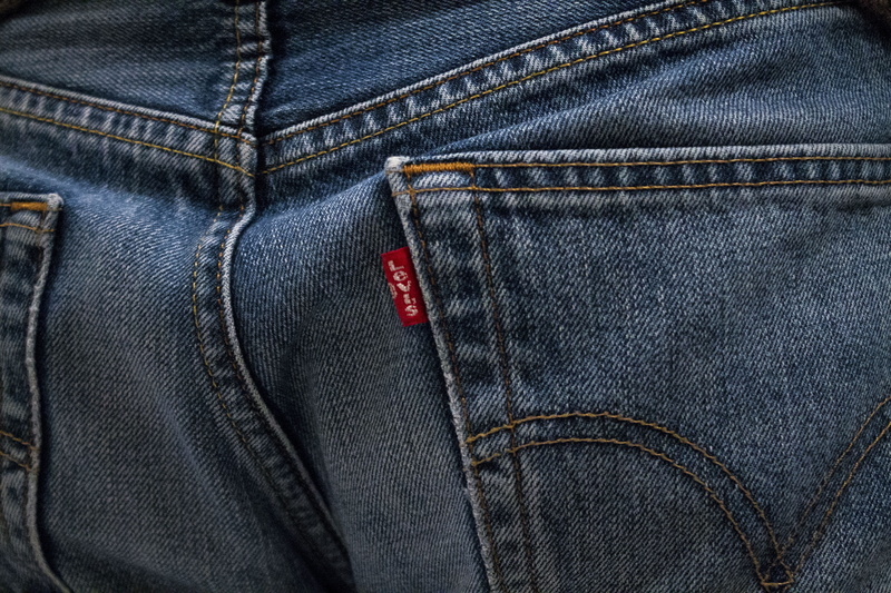 textured, canada, butt, backgrounds, pocket, pants, denim, montreal, fashion, full frame, indoors, still life, garment, 4K, close-up, clothing, levis