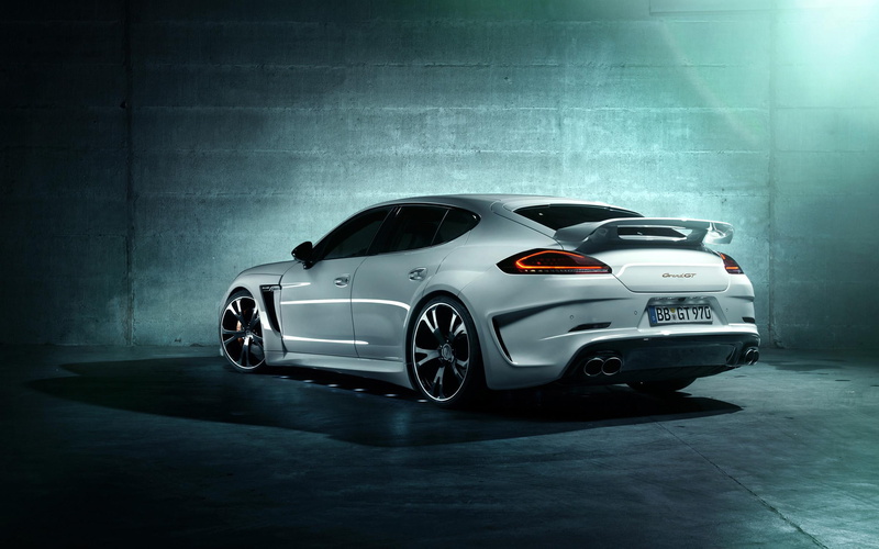 sports, silver, cars, porsche, grandgt, 2014, turbo, sedan, techart, panamera, car, 2K