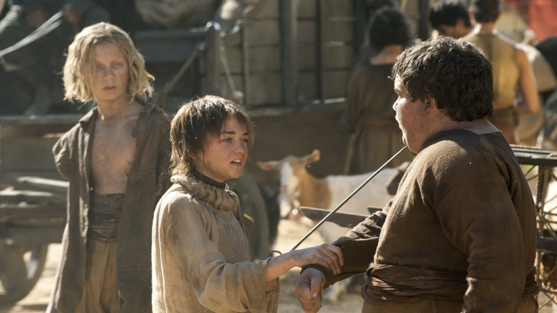 Hot Pie, top, s, incidental people, adult, Game of Thrones, long, performance, waist up, boy, artist, 1080P, mature men, men, standing, playing, Arya Stark
