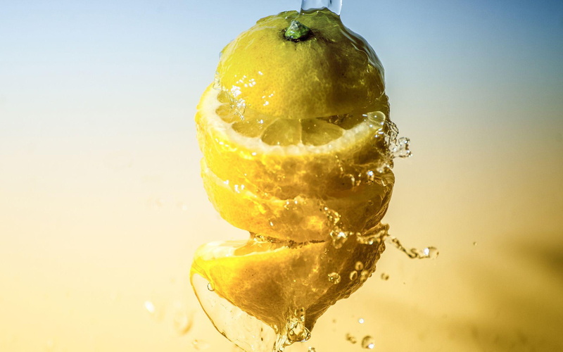 1080P, lemon, photography, 1920x1200, fruit, sliced