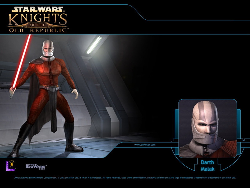old, star, knights, knights of the old republic, darth, 720P, wars, republic, video, art, Star Wars, malak, kotor, Darth Malak, hd, games
