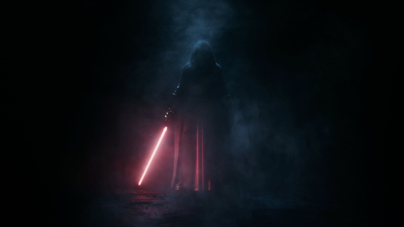 hooded jacket, Star Wars: Knights of the Old Republic Remake, video games, dark, red, digital art, video game art, 4K, Sith, Star Wars: Knights of the Old Republic