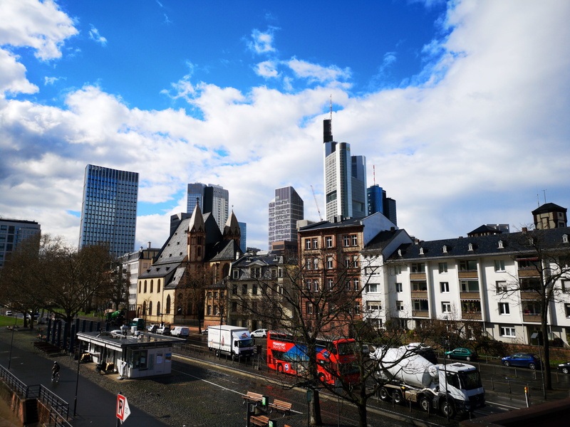 automobile, metropolis, asphalt, modern, built structure, office building exterior, transportation, sky, 5K, urban, tall - high, city, person, mainkai 36