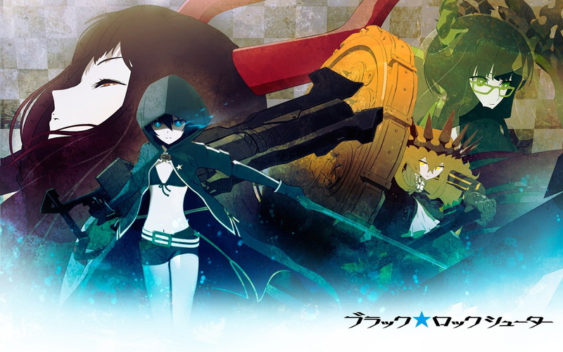 Black Rock Shooter, Dead Master (Black Rock Shooter), Black Gold Saw, Anime, 1080P, Chariot (Black Rock Shooter)
