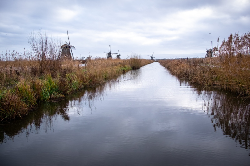 water, kinderdijk, renewable energy, wind turbine, architecture, built structure, environmental conservation, turbine, reflection, sky, day, environment