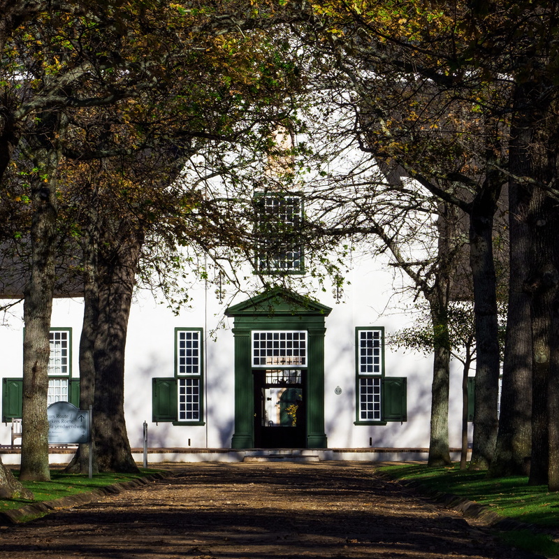 landmark, tree, cape dutch, south africa, village, park, architecture, 2K, built structure, roof, facade, tree trunk, town, groot constantia, blue, branch